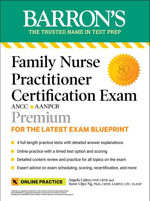 Cover image for Family Nurse Practitioner Certification Exam Premium